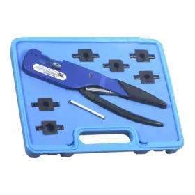 Rfa-4009-200 Rf Industries - Heavy Duty Crimper Kit Crimp Handle With 5 Dies In