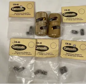 Ut5900 Ripley Cablematic 2 Riley Coax Stripping Tools 5 New Packages Cb-60 Blades