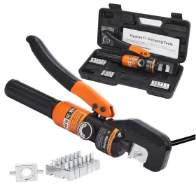 Yqk-70-orange Rmztg Hydraulic Crimping Tool 10 Tons 12 Awg To 00 2/0 Hand Terminal Cable