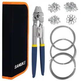 Sae811-k1 Sanuke Rope Crimping Tool For 3/64 5/64 1/16 Wire With Stainless Steel 304 Ca