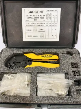Tk-2700 Sargent Tools Tk 2700 Lan Crimp Tool Kit Made In Usa New