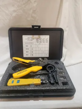 Tk-2770 Sargent Tools Tk 2770 Lan Crimp Tool Kit Made In Usa 2700 With Punch And Dies