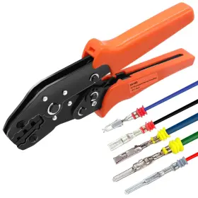 O-sn-48b Seamaka Electrical Crimping Tool With Ratchet Ratcheting Wire Crimper Awg 26-16 0.5-1