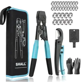 Shall 762983169470 Pex Crimping Clamp Cinch Tool And Pipe Hose Cutter Fitting Crimper