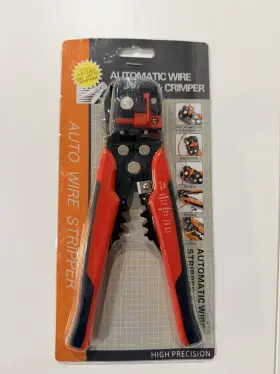 10031a Shandong Sibo Tools Automatic Wire Stripper And Crimper Red Black Handles