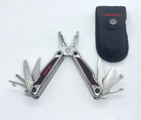 58953 Sheffield 12-in-1 Electricians Multi-tool With Case Wire Stripper Cutter