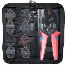 8jaw Shengbowi 942422602902 Ratcheting Open Barrel Wire Crimping Mini Tools Set 8 Interchangeab