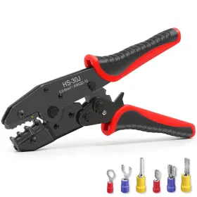 Shisu 739768168485 Ratcheting Crimping Tool For Insulated Connectors - Professional Electrical W