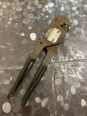 Wt130 Shure Thomas And Betts Stake Wt 130 Wire Terminal Crimp Crimping Tool Usa Made