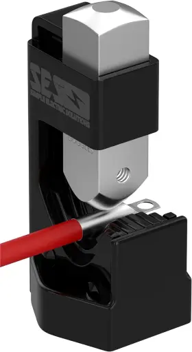 Sescrimp001 Simple Electric Solutions Hammer Battery Lug Crimping Tool For 8 6 4 2 1/0 2/0 3/0 Black Grey