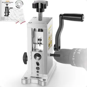 Smoqio 975135441667 Wire Stripper Machine 0.08 Inch To 0.79 Scrap Stripping Manual/drill-powe