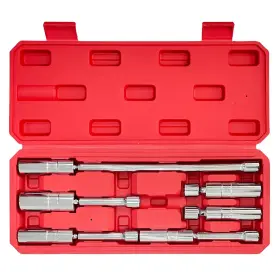 Socpuro Sbcmxkid8106 6pcs 3/8 Inch Drive Magnetic Swivel Spark Plug Socket Set Includes 9/16