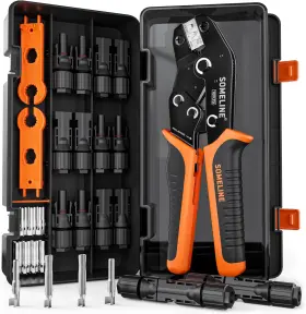 Someline 313101853834 Solar Connector Crimping Tool Kit 14-10 Awg Crimper For Panel