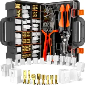 B0dwzvvyn1 Someline Automotive Wire Connectors Crimp Tool Kit Crimper For 24-14 Awg Non-in