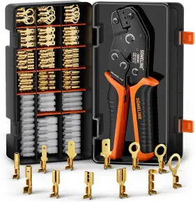 Chcp240 Someline Open Terminal Connector Crimping Tool Kit 2.8mm 3.5mm 3.9mm 4.8mm 6.3mm 24-14