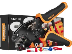 Pvc-2210p Someline Crimping Tool For Insulated Electrical Connectors - 22-10 Awg Ratch