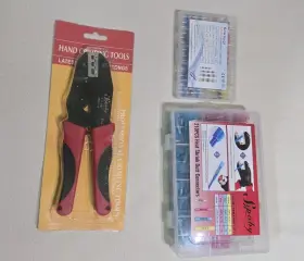 Sopoby Amsc-10 Crimping Tool With Clear Heat Shrink Butt Connectors Kit Read Des