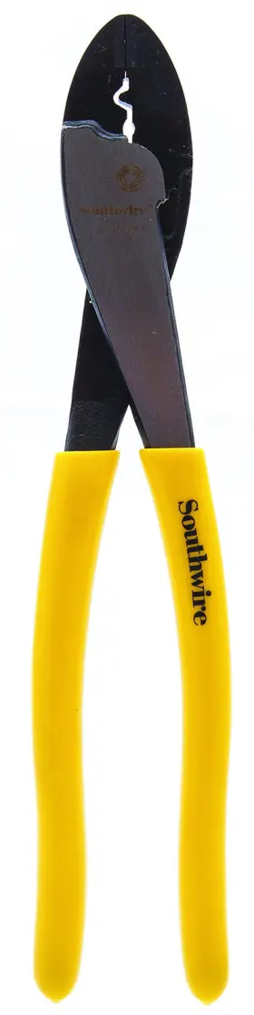 Tcc9d Southwire 032886911217 9-inch Terminal Crimper/cutter With Dipped Handles