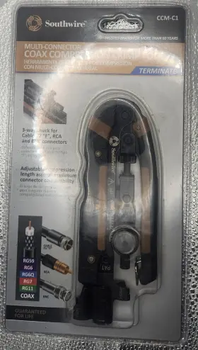 Ccm-c1 Southwire Ccmc1 Compression Coax Crimp Tool New In The Box