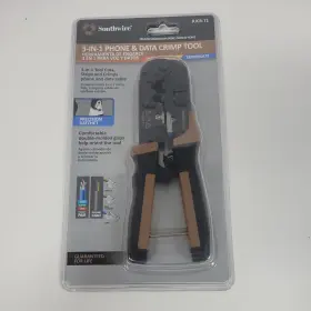 Rjcr-t1k Southwire Rjcr-t1 3-in-1 Phone And Data Crimp Tool Kit Cuts Strips Crimps