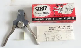 744-a Speedex Vtg Mint Box Trig-o-matic Wire Stripper 14 To 30 Guide Chart