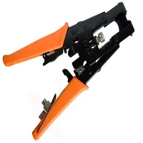 15-ect11-2c Spt Security Systems 810012682176 Bnc Rca And F-compression Tool For Rg59/rg6 2-pack Black/orange