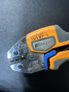 Erg4002 Sta-kon 10 1/2 In Ratchet Crimper 22 To Awg