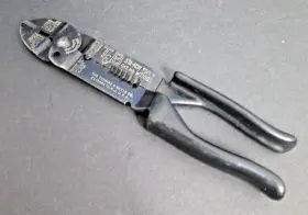 Wt-100 Sta-kon Wt100 Vintage Thomas And Betts T&b Wire Stripper Crimp Cutting Tool