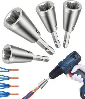 Superjackwang 445038528509 Wire Twister Tool For Drill Nut Electrician Electric Tw