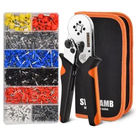 Swanamb 6-4a 1200 Ferrule Crimping Tool Kit With Oxford Bag 1200pcs Copper Terminals And Selfadjus