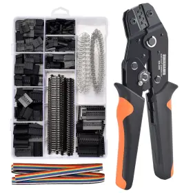 Sn-28b Swanamb 1550 Crimping Tool Kit Awg2317 Selfadjustable Ratchet Wire Crimper Plier Set