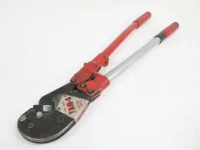 13466 T&b Tbm-8 Modified - Hand Crimp Tool With T1 Red Die