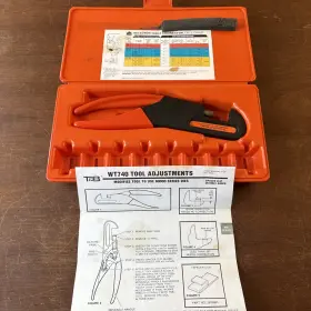 Wt-740 T&b Wt740 And Hand Crimp Tool New In Original Case With Instruction Sheet