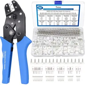 B0c6ptzq8q Taiss Jst Crimping Tool And 580pcs Ph 2.0mm 2-6pin Connector Kit 28-20awg