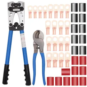 Yhgfdhs0517-z Taukealugs Battery Cable Wire Lug Crimping Tool For Awg 81/0 Terminals With Cutter An