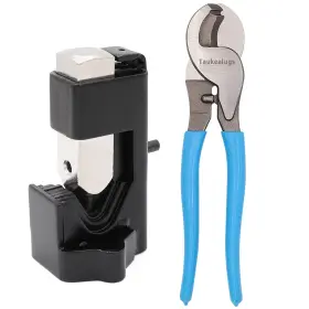 Yhgfdhs0695z Taukealugs Battery Cable Lug Crimping Tool For Awg 8-4/0 Terminals With Cutter
