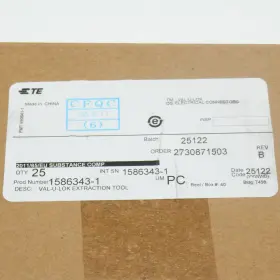1586343-1 Te Connectivity 25 Pack Of Extraction Tool For Rectangular Contacts