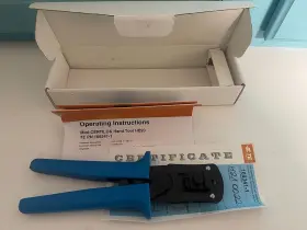 169341-1 Te Connectivity Crimp Tool With Die And Locator For 20-32 Awg Amplimite Hd20 Contacts