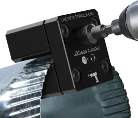 Cl2024 Tech C5a2 Impact Power Assisted Crimper Hvac Crimping Tool For 30-24 Ga 0.41-0.71 M
