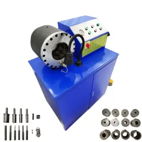 Sumai056665 Techtongda 220v Hose Crimper Hydraulic Crimping Peeling Rubber Stripping Machine