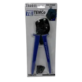 Th0011 Temco Industrial Solar Crimper Tool For 10 12 14 Awg Mc4 Connector Term