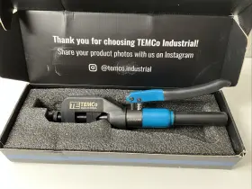 400mcm Temco Th1818 Hydraulic Lug Crimper Tool Dieless Indent 10awg To