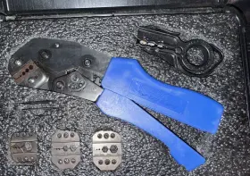 4100-55 Tessco Sargent Tk 4150 Coaxial Crimp Tool Kit 4 Die Sets