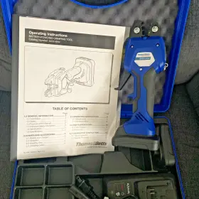 Bat22-6nv2 Thomas & Betts And Powered Crimping Hand Tool With Terminal Die