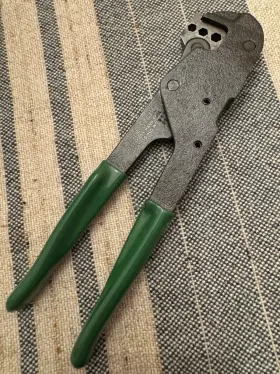 Wt-209 Thomas & Betts Wt-140 Vintage And Shure Stake 210 211 Sta-kon Crimp Tool - Usa