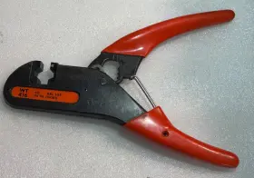 Wt416 Thomas & Betts And / Wt 416 Crimp Tool With Fixed Die Ratchet Gsc 327 Tested