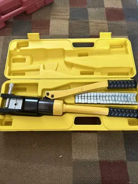 Gm397120 Thomletha 16mt Hydraulic Wire Crimper Crimping Tool With 11 Dies Battery Cable Lug Terminal