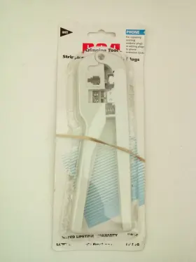 79000404279 Thomson Multimedia Inc. Tp308 Rca Stripping/crimping Tool And Plugs White
