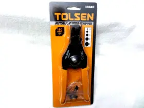 38049 Tolsen Automatic Wire Stripper Cutter Terminal Connector Crimper Pliers 7 Inch