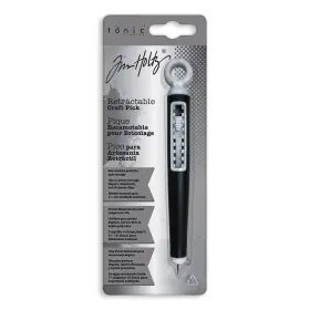 Tonic Studios 836445003722 Tim Holtz Craft Pick Poker - Retractable Punch Tool For Paper Crafting Scrapb